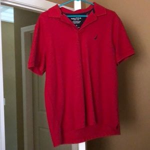 Red Nautica Polo Shirt
